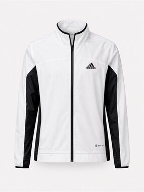 Adidas WIND.RDY Hooded Windbreaker Jacket Women’s XS White Black NWT HF2149